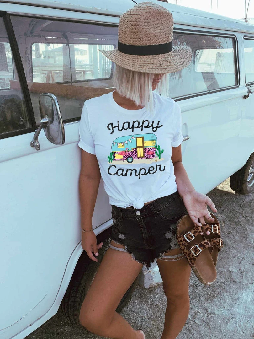 GTN Happy Camper T-shirt Clothing 1 GTN Happy Camper T-shirt Clothing