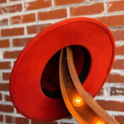 Luxe Apparel Summer Fever Collection Nashville Wide Brim Hat - Rust