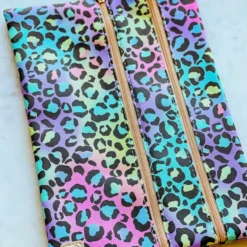 Southern Grace New Arrivals Give It A Swirl Zipper Bag - Leopard Neon