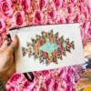 4B Custom Designs LLC New Arrivals Leopard Aztec Makeup Bag