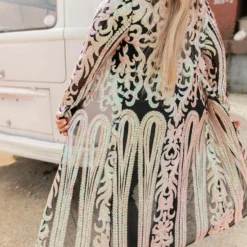 Dongguan Haohoo Clothing CO., Ltd PREORDER The Royal Sequin Duster - Bubblegum Pre-Orders