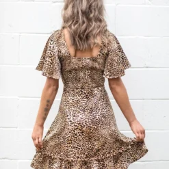 D & J Industries Co., LTD. Wild About You Leopard Dress Clothing