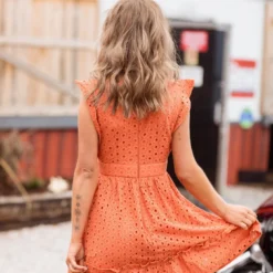 D & J Industries Born Ready Dress - Rust Deal Of The Day