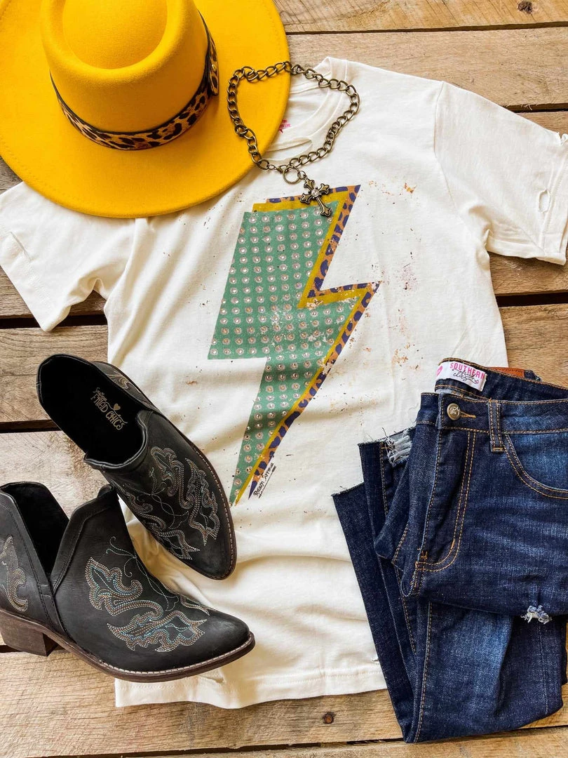 Raisin Arrows Summer Fever Collection Bling Bolt Tee 1 Raisin Arrows Summer Fever Collection Bling Bolt Tee