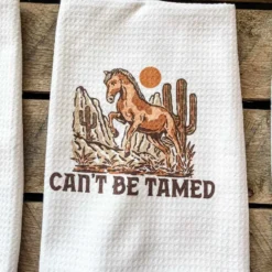 Miss Mud Pie Cant Be Tamed Hand Towel Accessories