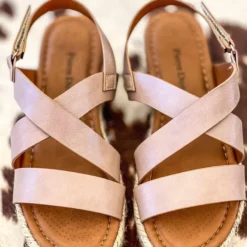 Olem Shoe Corporation Better In Nude Sandal Platform