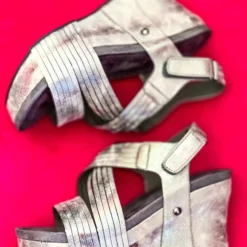 Olem Shoe Corporation New Arrivals Perfectly Pewter Wedge