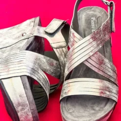 Olem Shoe Corporation New Arrivals Perfectly Pewter Wedge