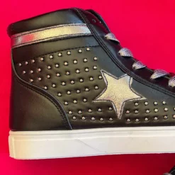 Olem Shoe Corporation Studded Starlight Sneakers - Black
