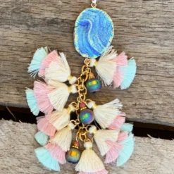 Southern Grace Under The Sea Ocean Blue Stone Pendant