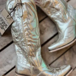 Lane Boots Nighthawk Boot By Lane - Champagne Metallic New Arrivals