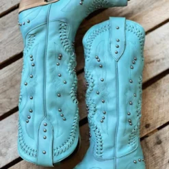 Lane Boots Cossette Boot By Lane - Turquoise Blaze