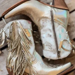 Lane Boots New Arrivals Spirit Animal Shortie - Champagne Metallic