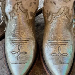 Lane Boots New Arrivals Spirit Animal Shortie - Champagne Metallic