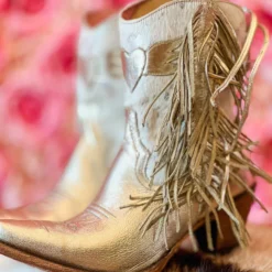 Lane Boots New Arrivals Spirit Animal Shortie - Champagne Metallic