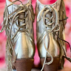 Lane Boots New Arrivals Spirit Animal Shortie - Champagne Metallic