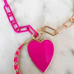 Treasure Jewels, Inc. Sweetheart Pink Moon Necklace
