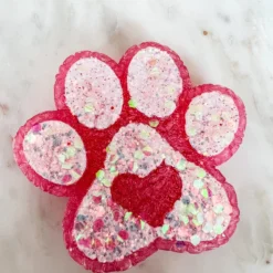 Southern Custom Designs New Arrivals Pink Paw Print Freshie