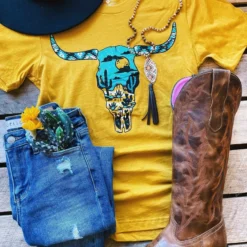 Rowdy Crowd Clothing Sassy Skull T-shirt New Arrivals