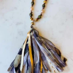 Your Fashion Wholesale Camo Tassel Necklace - Camouflage Deal Of The Day