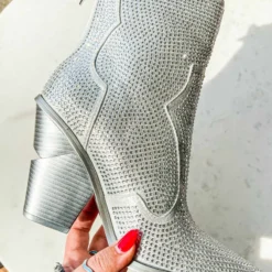 Azalea Wang Soulard Bootie - Silver