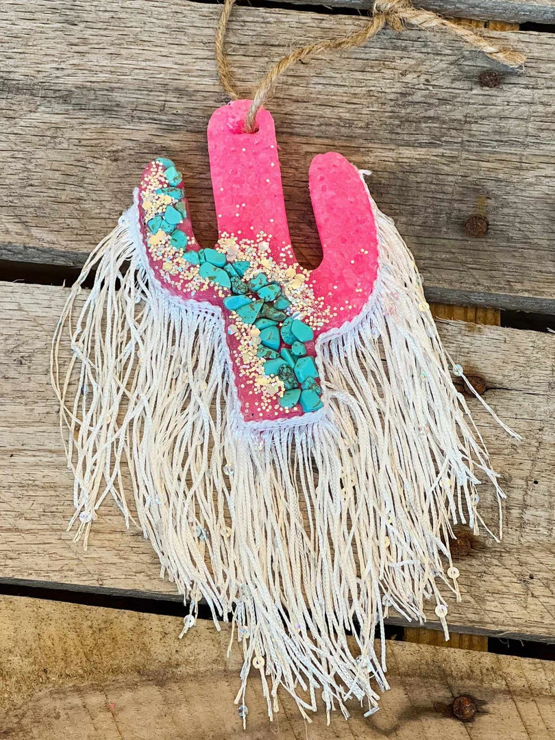 Southern Custom Designs Geode Cactus And Fringe Freshie 2 Southern Custom Designs Geode Cactus And Fringe Freshie