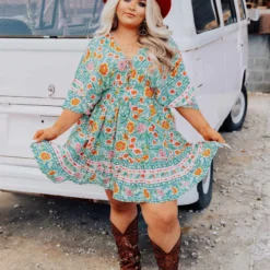 Dongguan Haohoo Clothing CO., Ltd Picking Wild Flowers Dress Sale!