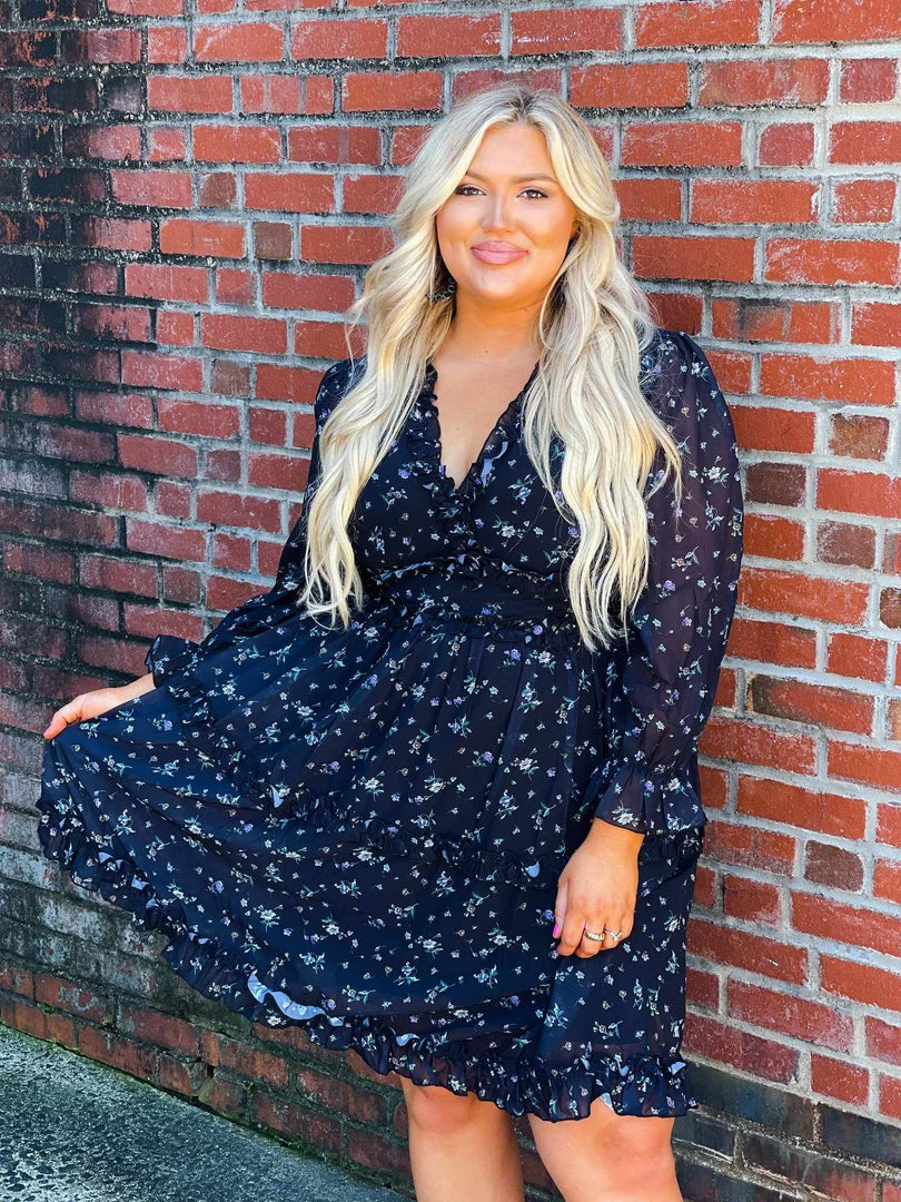 Southern Fried Chics Sale! Popping Lavender Dress - Black 1 Southern Fried Chics Sale! Popping Lavender Dress - Black