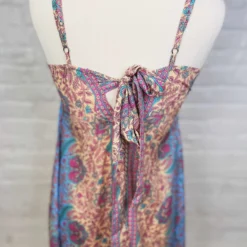 Fashion Fuse Print Tie-Back Maxi Dress - Pink Clothing