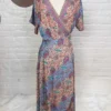 Fashion Fuse Print Wrap Dress - Pink Sale!