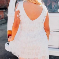 D & J Industries Promise Forever Dress - White