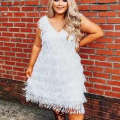 D & J Industries Promise Forever Dress - White