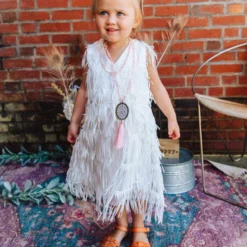 D & J Industries Promise Forever Dress - White