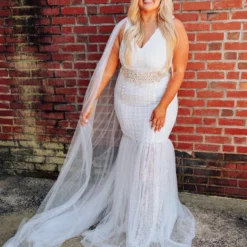 D & J Industries Pure Beauty Dress - White Bridal