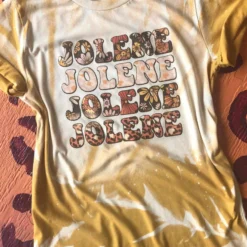 Miss Mud Pie Retro Jolene Bleached Tee Clothing