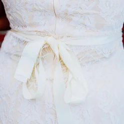 Luxe Apparel Bridal Rhinestone Crowning Moment Belt X3 - Pure Ribbon With Silver