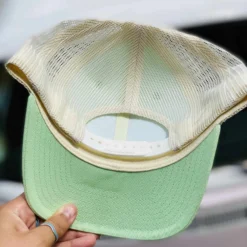 FayCo Accessories SFC Leather Patch Logo Hat - Mint