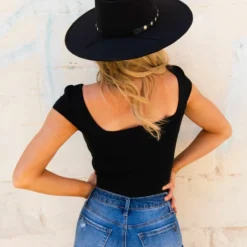 D & J Industies Co., LTD. New Arrivals Your New Favorite Staple — Square Neck Black Bodysuit For Women 7 D & J Industies Co., LTD. New Arrivals Your New Favorite Staple — Square Neck Black Bodysuit For Women