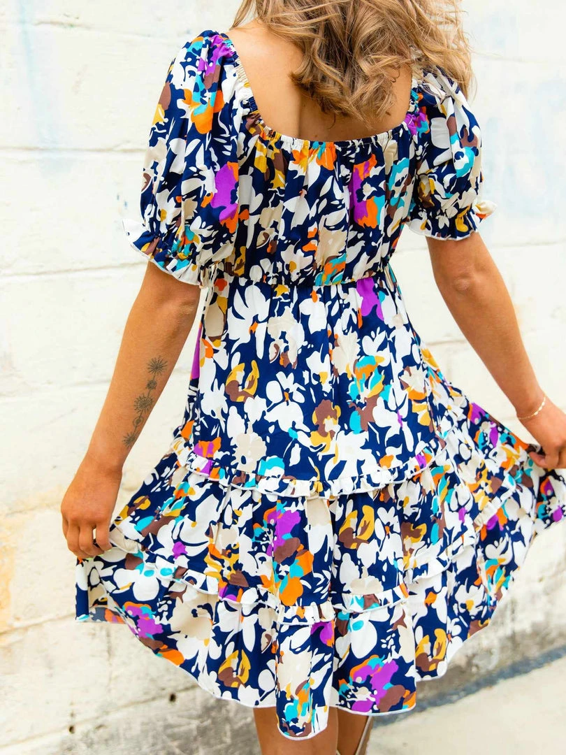 D & J Industries Co., LTD. PREORDER Navy Pushing Petals Dress Pre-Orders 5 D & J Industries Co., LTD. PREORDER Navy Pushing Petals Dress Pre-Orders