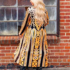 Dongguan Haohoo Clothing CO., Ltd Pre-Orders PREORDER The Royal Sequin Duster - Orange And Gold