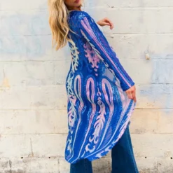 Dongguan Haohoo Clothing CO., Ltd Pre-Orders PREORDER The Royal Sequin Duster - Royal Blue And Silver