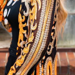 Dongguan Haohoo Clothing CO., Ltd Pre-Orders PREORDER The Royal Sequin Duster - Orange And Gold