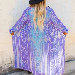Dongguan Haohoo Clothing CO., Ltd PREORDER The Royal Sequin Duster — Iridescent Purple 11 Dongguan Haohoo Clothing CO., Ltd PREORDER The Royal Sequin Duster — Iridescent Purple