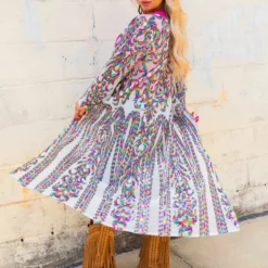 Dongguan Haohoo Clothing CO., Ltd PREORDER The Royal Sequin Duster - Rainbow