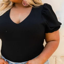 D & J Industies Co., LTD. New Arrivals Bubble Bodysuit - Black