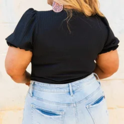 D & J Industies Co., LTD. New Arrivals Bubble Bodysuit - Black