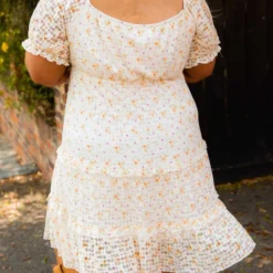 D & J Industries Co., LTD. PREORDER White Floral Dress Pre-Orders