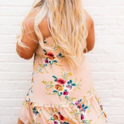 D & J Industies Co., LTD. Flirty Little Thing Dress - Tan Floral New Arrivals 7 D & J Industies Co., LTD. Flirty Little Thing Dress - Tan Floral New Arrivals