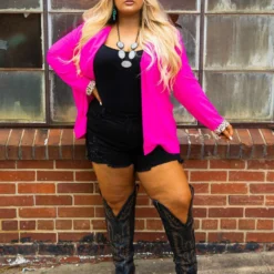 Dongguan Haohoo Clothing CO., Ltd Pink Cadillac Blazer New Arrivals