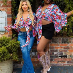 D & J Industies Co., LTD. Pre-Orders PREORDER Better Days Top - Red & Pink Floral